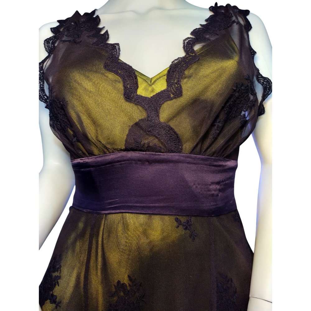 Nougat London Womens Sleeveless Lace Cami Top Olive Black Purple Size 1 - Picture 5 of 14